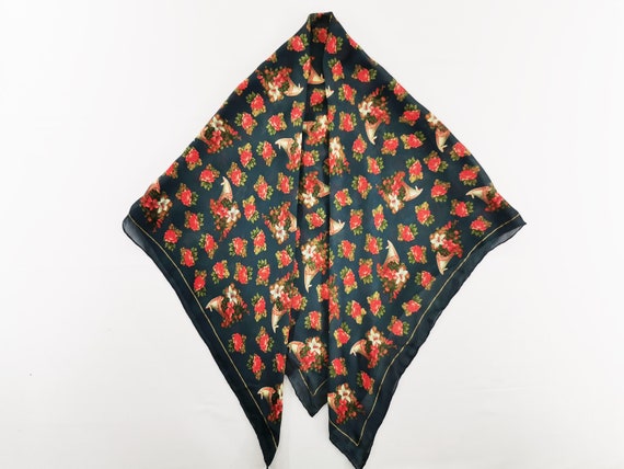 Sonia Rykel Floral Scarf Sonia Rykiel Floral Patt… - image 1