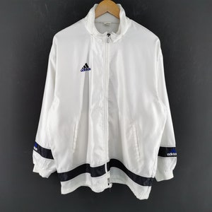 Adidas Jacket Vintage 90s Adidas Windbreaker Jacket Size M/L