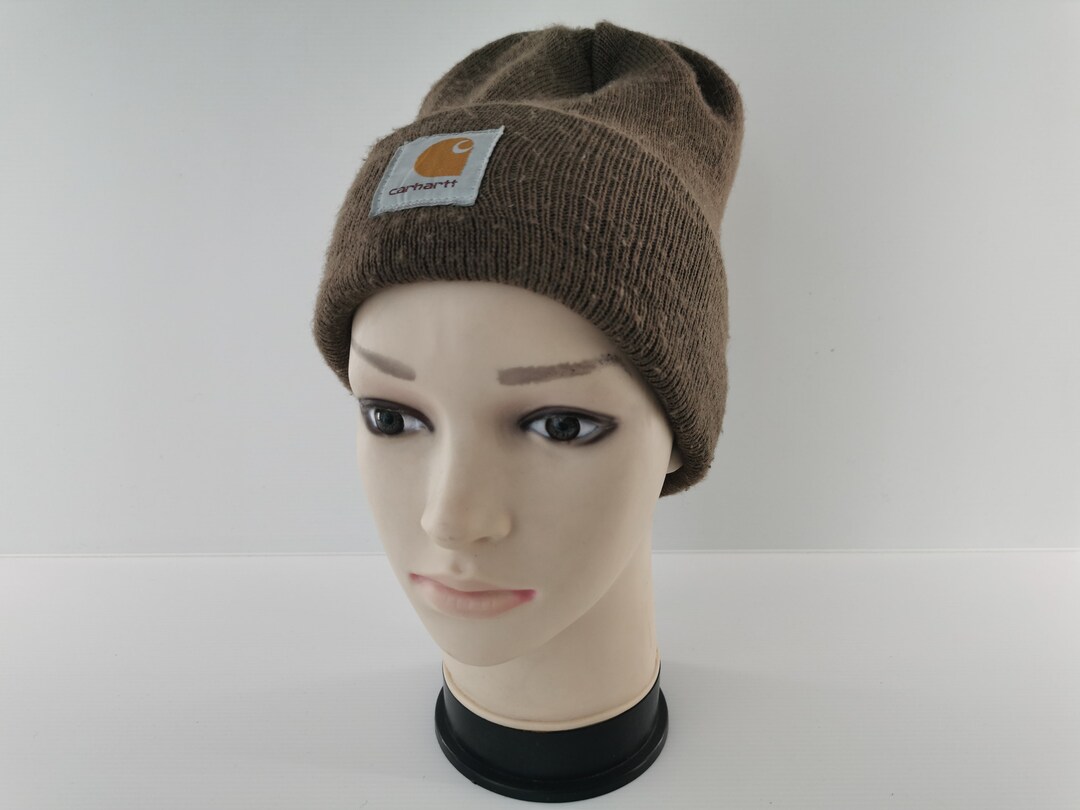 Carhartt Hat Vintage Carhartt Classic Logo Ski Beanie Hat Snow Etsy
