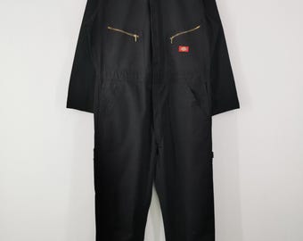 Dickies Coveralls Vintage Dickies Workwear Coveralls Overalls Size L