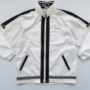 Head Jacket Vintage 90s Head Color Block Windbreaker Jacket Size M