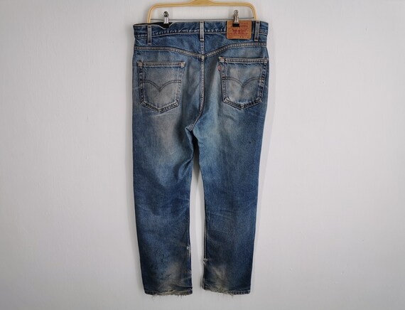 Levis Distressed Jeans Vintage Levis Lot 505 Deni… - image 2