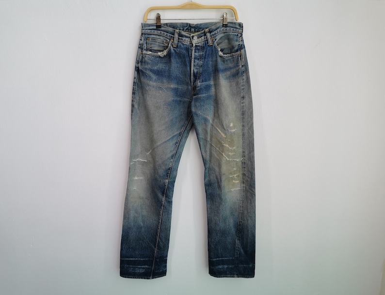 Cloze Jeans Distressed Size 32 Cloze Jeans Selvedge Denim Jeans Pants Size 3132x32.5