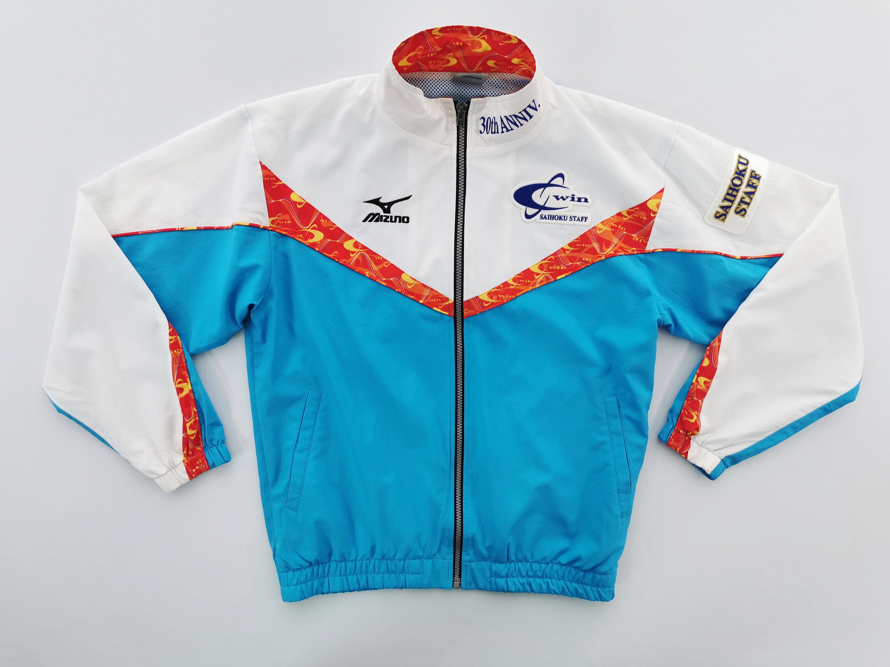 Giacca Mizuno Vintage Jaspo S Giacca a vento Mizuno Color Block