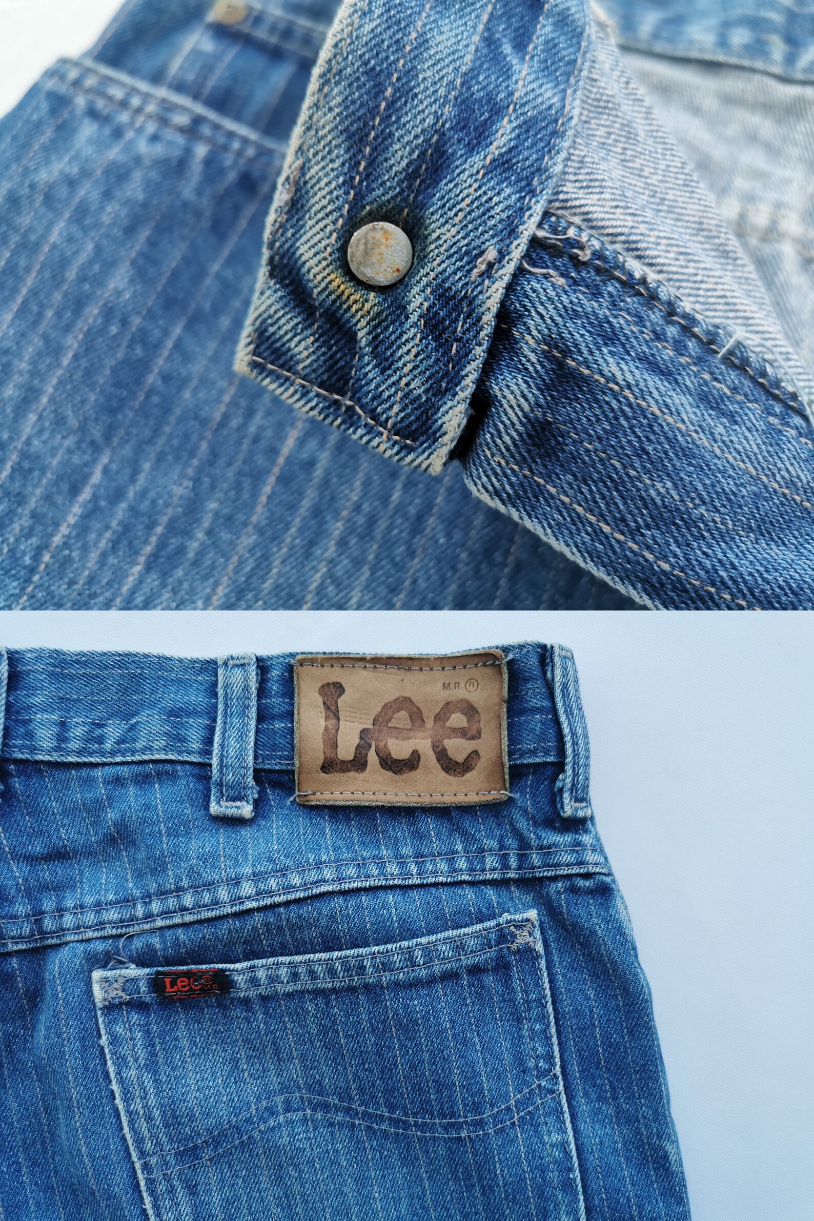 express striped jeans