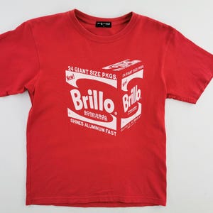 Maglietta Andy Warhol Maglietta Andy Warhol Brillo Boxes Pop Art Taglia S