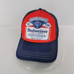 Budweiser Cap Vintage 90s Budweiser Trucker Hat Cap