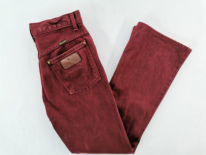 Wrangler Jeans Slitna Vintage Storlek 29 Lady Wrangler Tillverkade I Japan Denim Jeans Byxor Storlek 28/29x28 bild 5