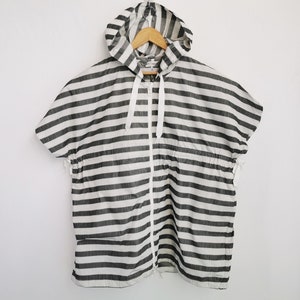 Adidas Stella McCartney Jacket Adidas Stella McCartney Striped Hoodie Windbreaker Jacket Size XS