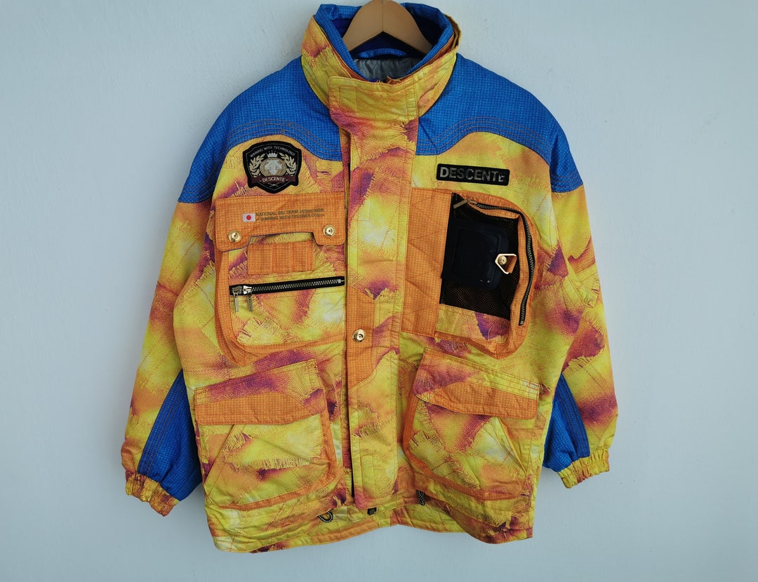 Descente Ski Jacket Vintage 90s Descente Winter Ski Jacket Etsy