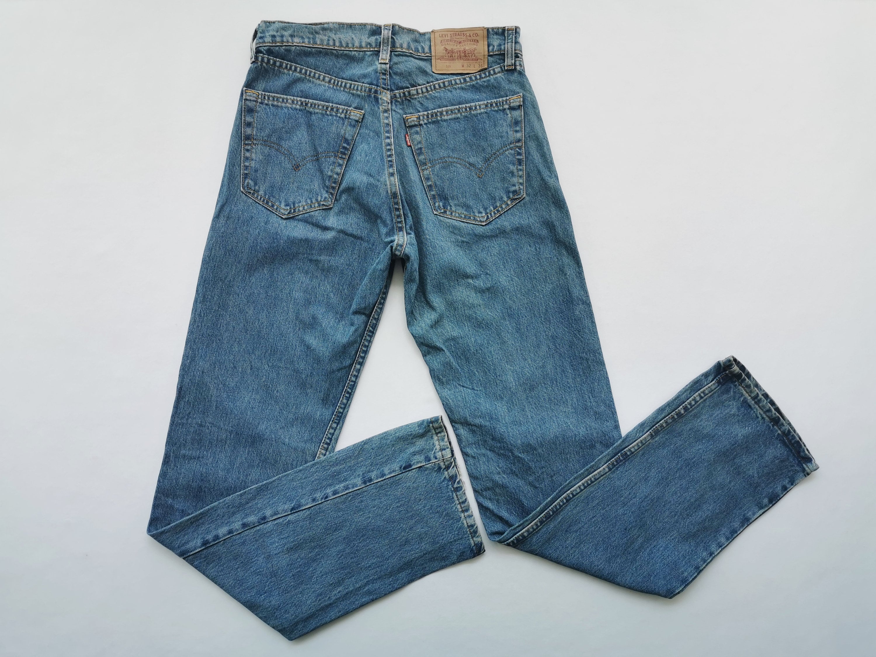 Levis 519 Jeans Distressed Vintage 90s Size 32 Levis 519 Made - Etsy