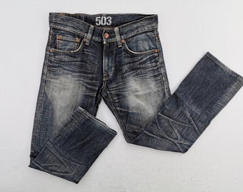 Vintage Edwin 503 Jeans: Regular Fit Denim, Made in Japan, 30x28
