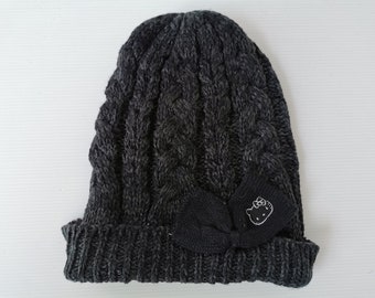 Hello Kitty Beanie - Etsy UK