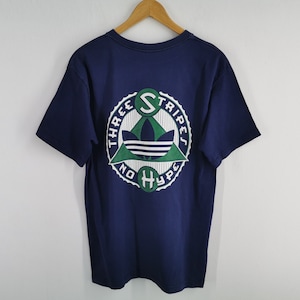 Adidas Shirt Vintage Adidas Made In USA Three Stripes No Hype T Shirt Size M