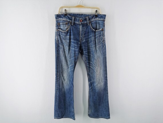 最高の Distressed Jeans Edwin Vintage Denim Bootcut 503 Lot Edwin パンツ