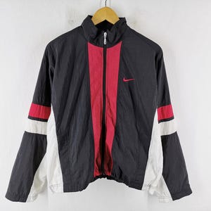 Nike Jacke Vintage 90er Jahre Nike Windbreaker Jacke Size L