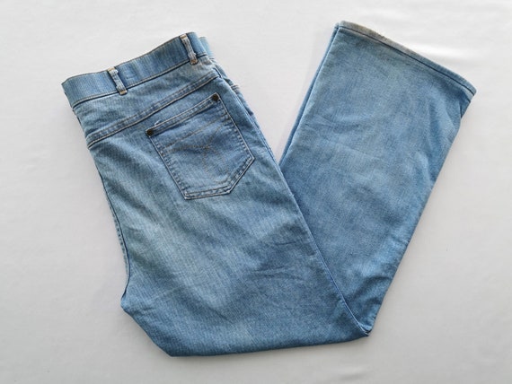 Farah Jeans Distressed Vintage Farah Made In USA … - image 5