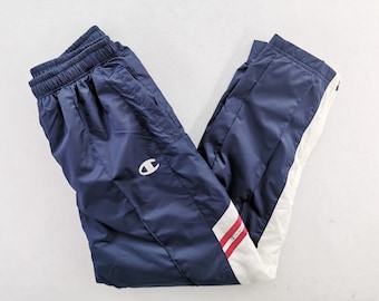 Champion Pants Vintage Champion Track Pants Size Jaspo L Made In Japan