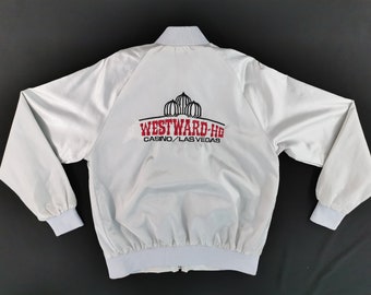 Vintage Westward Ho Casino Las Vegas Bomber Jacket Size L