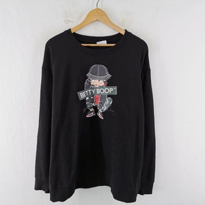 Betty Boop Sweatshirt Vintage Betty Boop Pullover Sweatshirt Size 5L