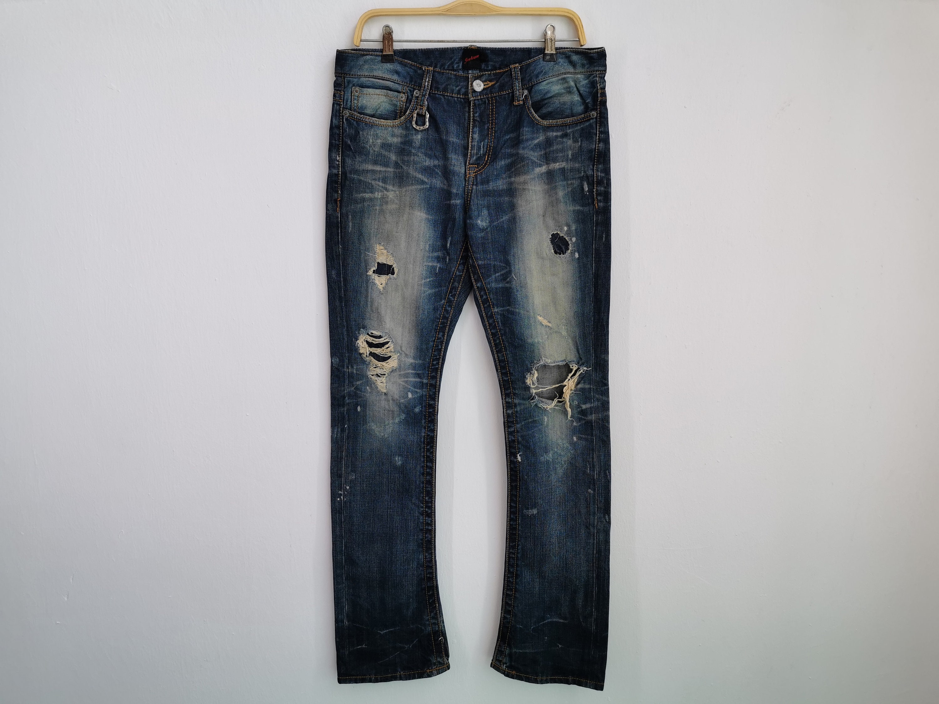 パンツ 00s archive Y2K JACK ROSE clash denim Men's Jack Rose Denim | Grailed