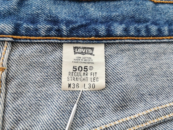Levis Distressed Jeans Vintage Levis Lot 505 Deni… - image 8