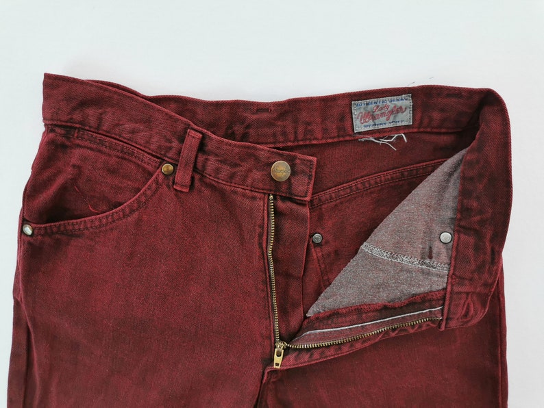 Wrangler Jeans Slitna Vintage Storlek 29 Lady Wrangler Tillverkade I Japan Denim Jeans Byxor Storlek 28/29x28 bild 6