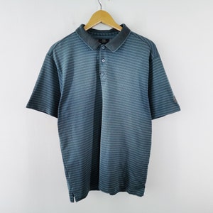 Nike Golf Shirt Nike Golf Striped Polo Shirt Size XL