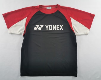Yonex 18 F/W Men's Badminton Round T-Shirts Gray Racket Racquet NWT 83TS019M 