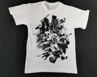 Camiseta Evangelion Vintage Anime Camiseta Talla M