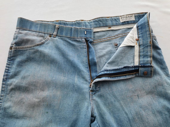 Farah Jeans Distressed Vintage Farah Made In USA … - image 6