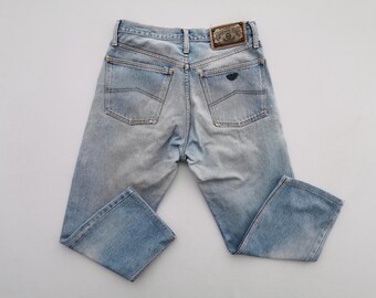 Pantalones vaqueros Armani Vintage Armani Denim Hechos en Italia Talla 29