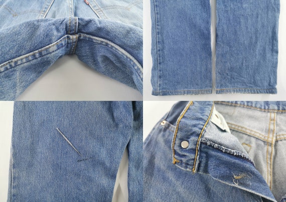 Levis 520-0217 Jeans Distressed Vintage Size 30 L… - image 8