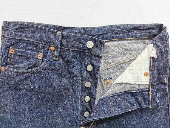 Levis Jeans Distressed Vintage Size 31 Levis 503 … - image 4