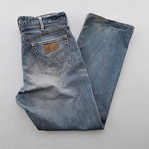 Wrangler Jeans Distressed Vintage Size 37 Wrangler Denim Jeans Pants Size 37