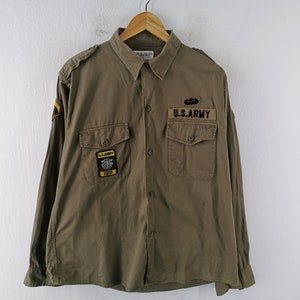 US Army Jacket Vintage Size 16.5 US Army Military Jacket Size XL