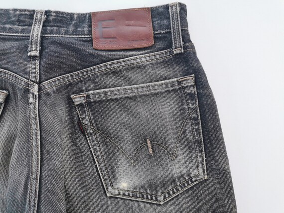Edwin E Function Jeans Distressed Vintage Size 28… - image 8