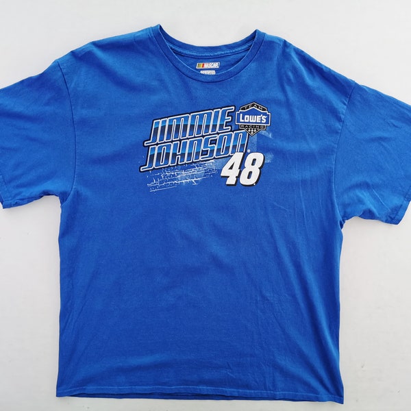 Jimmie Johnson Shirt Vintage Jimmie Johnson Nascar T Shirt Size XXL