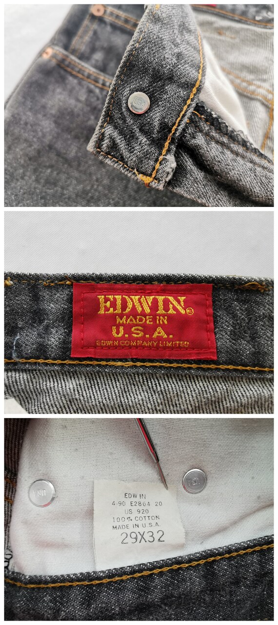 Edwin Jeans Distressed Vintage Edwin Denim Pants Made in USA Size
