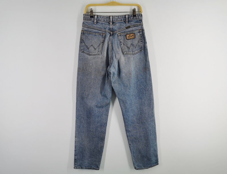 Spodnie jeansowe Wrangler Jeans w stylu vintage, zniszczone, rozmiar 29/30x31 zdjęcie 5