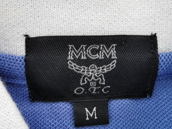 MCM Shirt Vintage Mcm Polo Shirt Size M - image 7