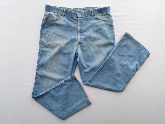 Farah Jeans Distressed Vintage Farah Made In USA … - image 2