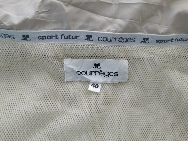Courreges Jacket Courreges Hoodie Windbreaker Jacket Size L image 6