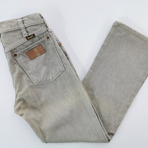 Wrangler Jeans Distressed Vintage Size 28 Wrangler Made In USA Denim Jeans Pants Size 27/28x33 image 3