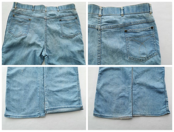 Farah Jeans Distressed Vintage Farah Made In USA … - image 8