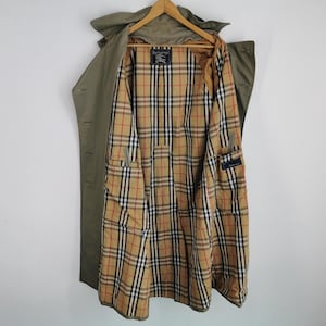 Burberrys Jacket Vintage Burberrys&#39; Classic Nova Check Trench Coat Size L