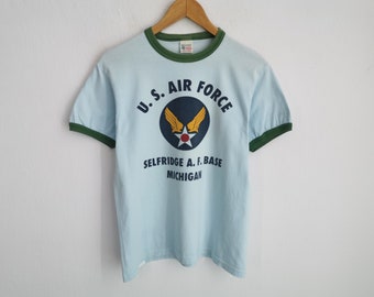 Chemise vintage Buzz Rickson US Air Force Made In USA T Shirt Buzz Rickson taille S