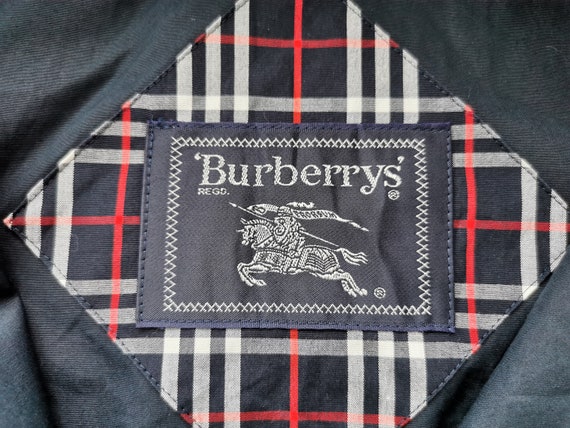 Burberry Jacket Vintage 90s Burberry Windbreaker Logo Jacket Made