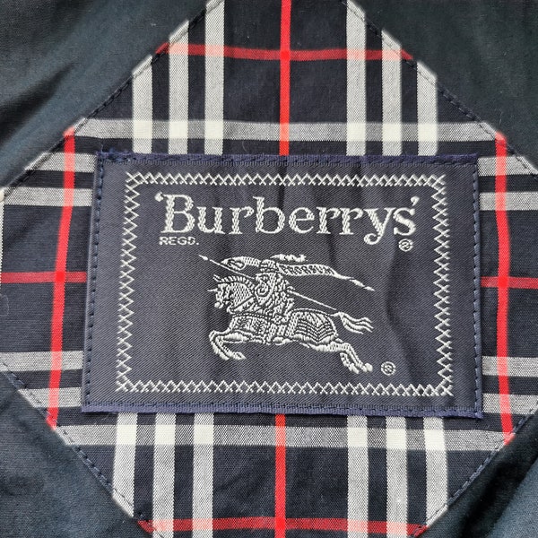 Burberry Jacket Vintage 90s Burberry Windbreaker Logo Jacket Made In Japan Size 38