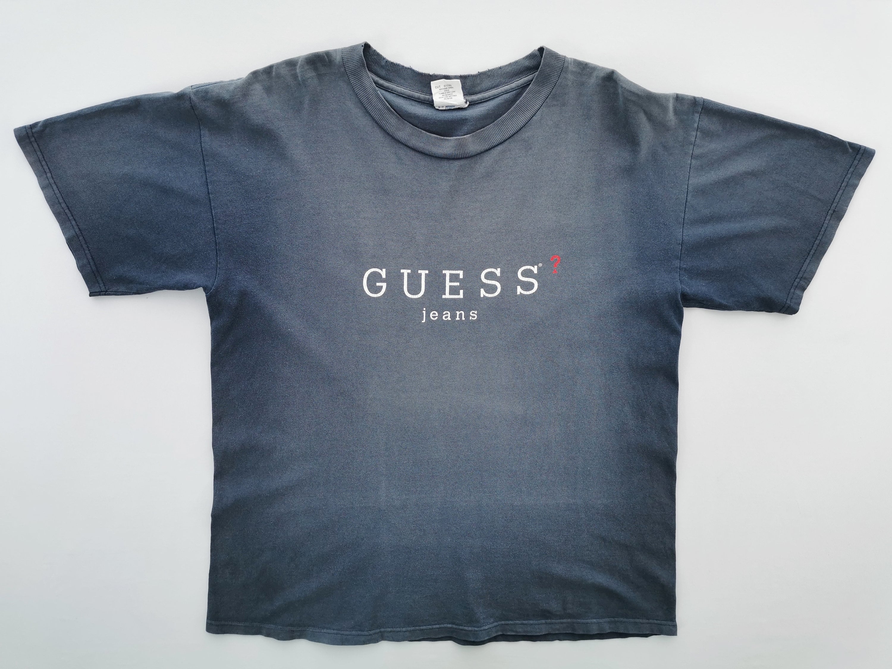 Guess Shirt Distressed Vintage Guess Made in USA T Shirt Gr. M Etsy